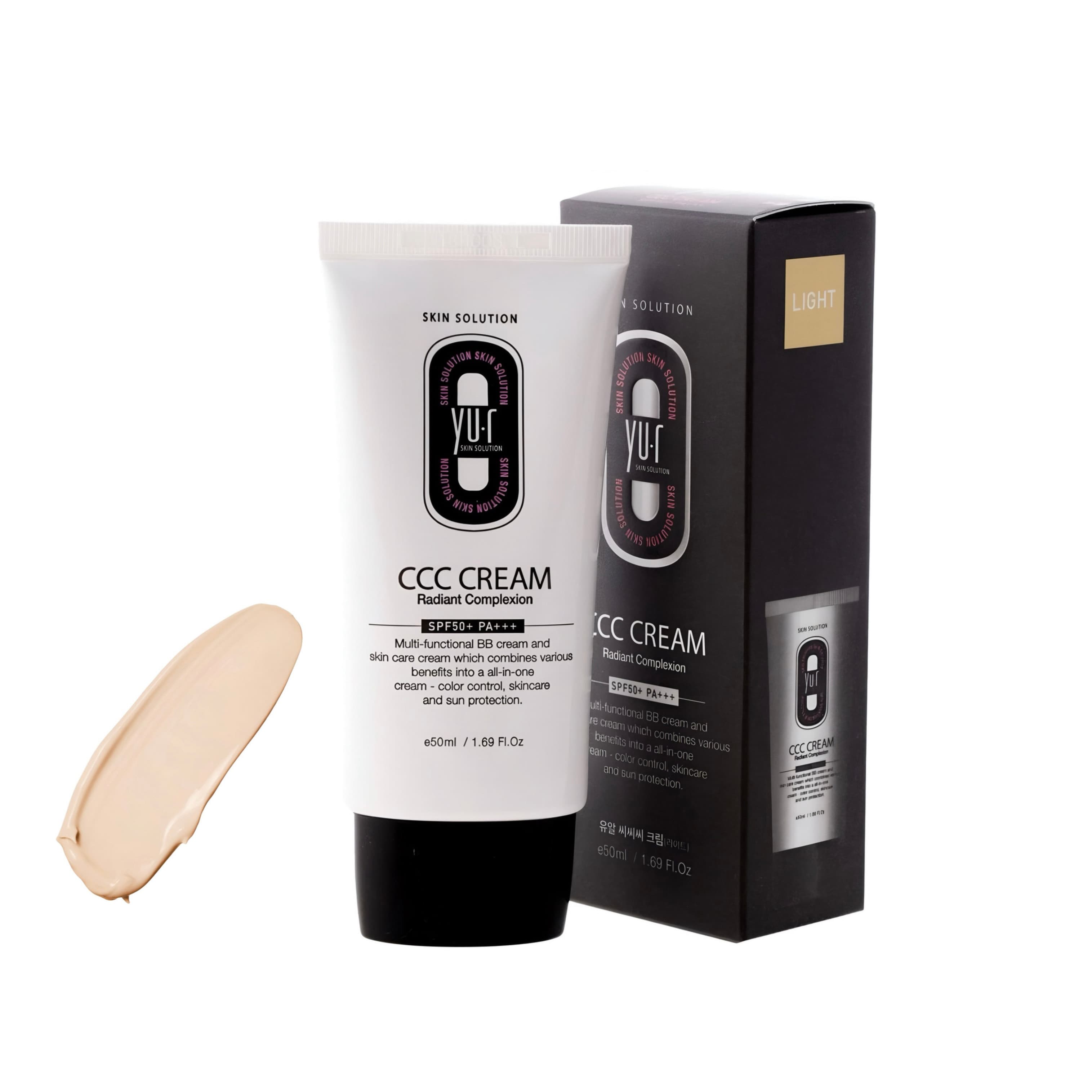 Коригуючий крем для обличчя (світлий) YU.R ССС Cream (Light) SPF50+